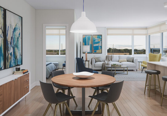 Image of Richardson Ridge rental dining and living space